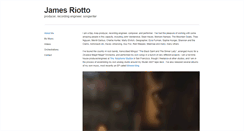 Desktop Screenshot of jamesriotto.com